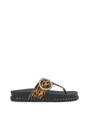 Cymmeri Flat Sandal - Tiger Print