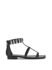 Elusta Flat Sandal - Black