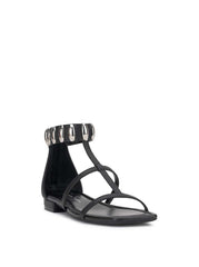 Elusta Flat Sandal - Black