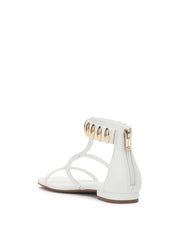 Elusta Flat Sandal - Bright White
