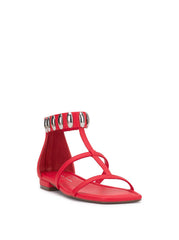 Elusta Flat Sandal - Poppy