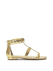Elusta Flat Sandal - Gold