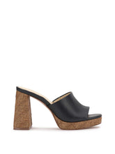 Kameena Mule Platform Sandal - Black