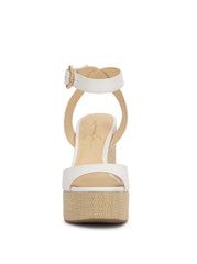 Kamindi Espadrille Wedge - Bright White