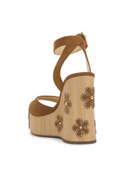 Kamindi Espadrille Wedge - Tuscan Tan