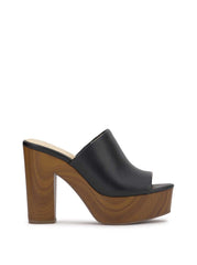 Shelbie Platform Slide - Black