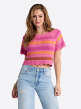 Edlyn Sweater - Rosebloom Combo