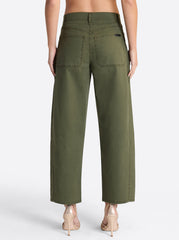 Relaxed Barrel Jeans - Forest Night