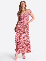 Clarice Maxi Dress - Rosebloom Wild Jacobeans