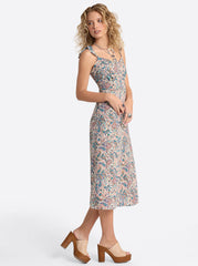 Sahira Dress - Buttercream Playful Paisleys