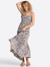 Bronte Dress - Buttercream Playful Paisleys
