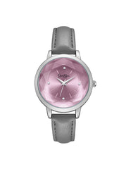 Faceted Glass Watch - Gray