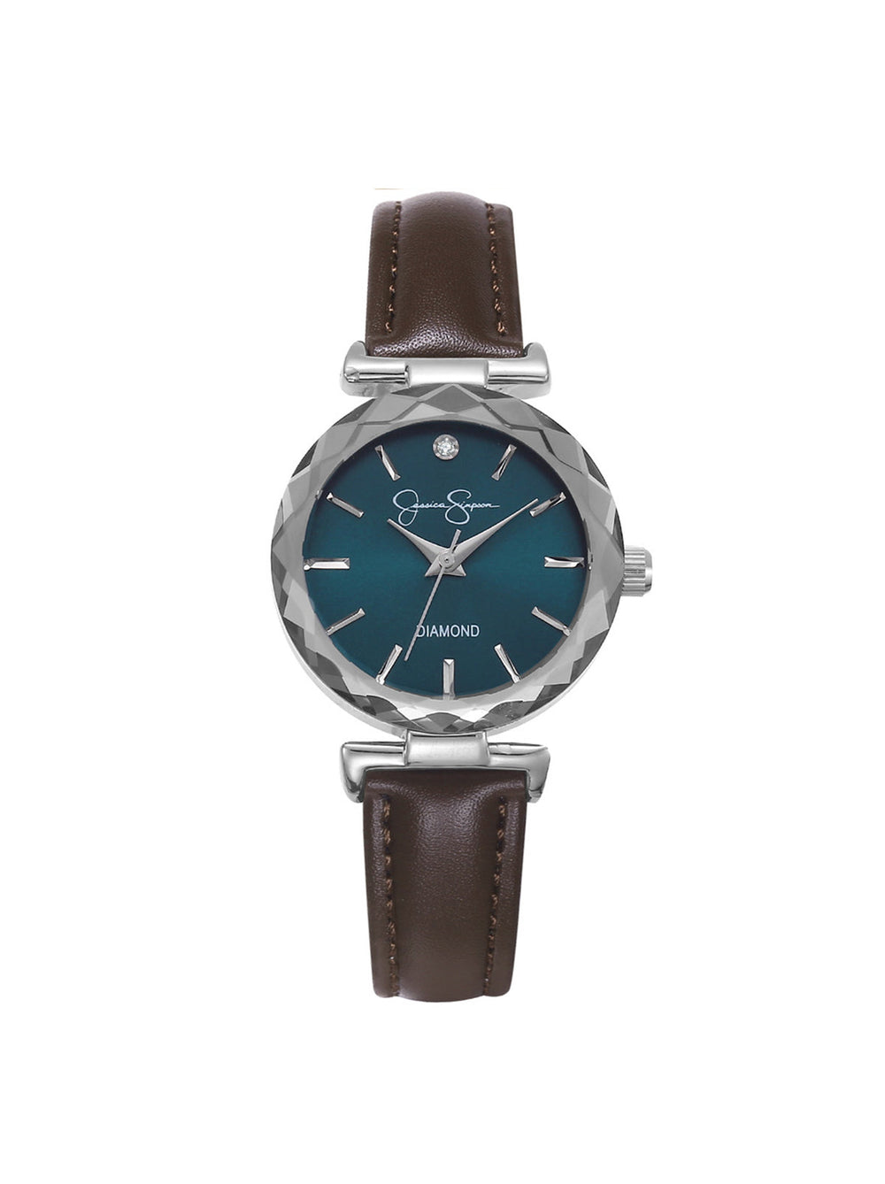 Circle Case Watch - Dark Brown