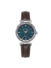 Circle Case Watch - Dark Brown