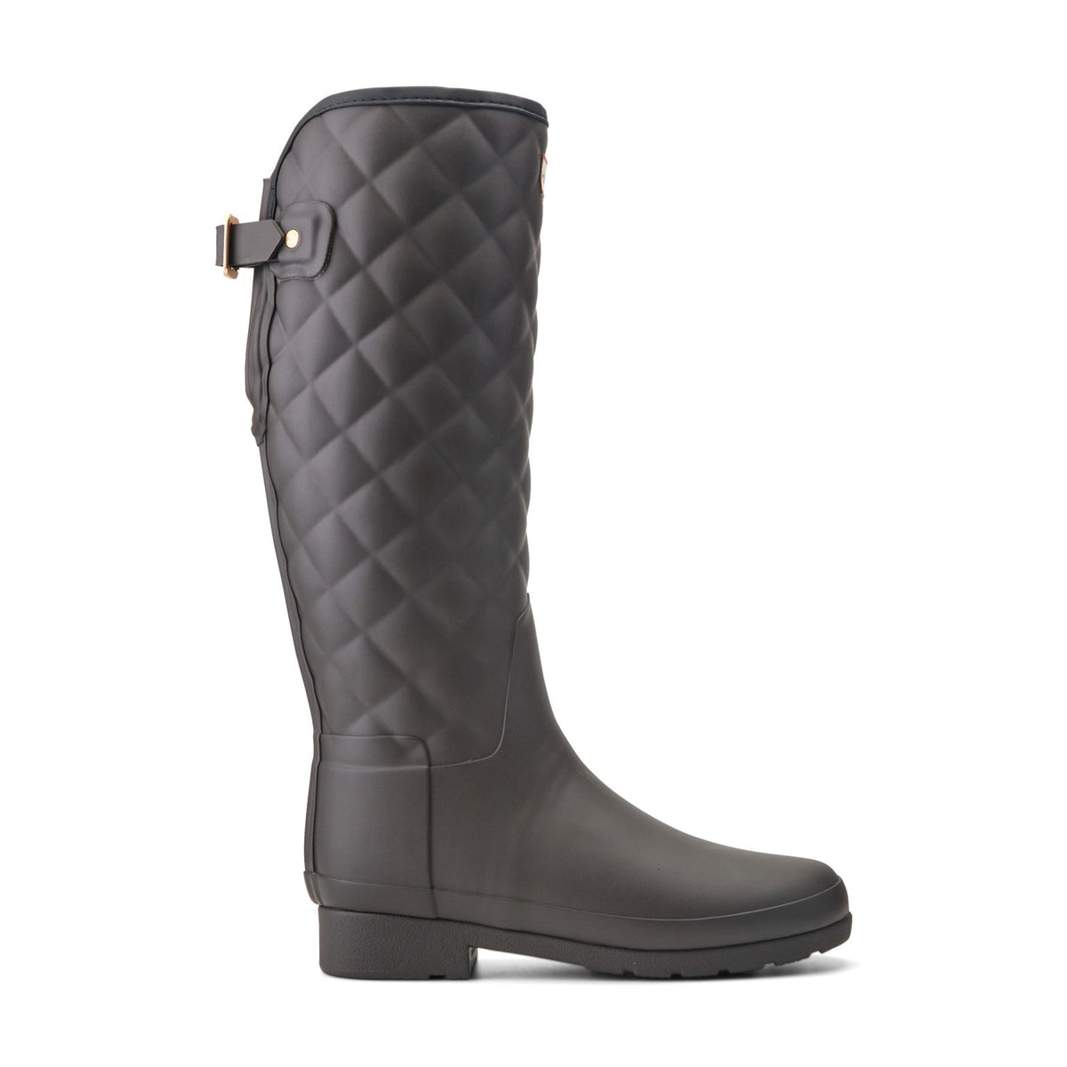 Refined Adjustable Quilted Slim Fit Tall Rain Boots