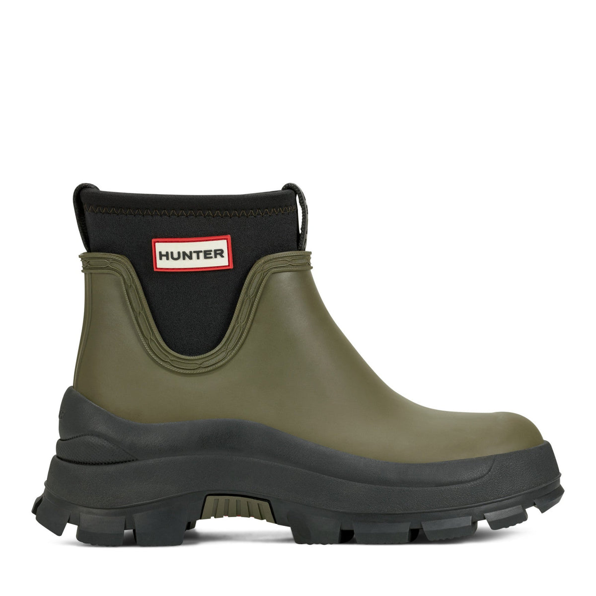 Eloise Lug Sole Waterproof Neoprene Rain Booties
