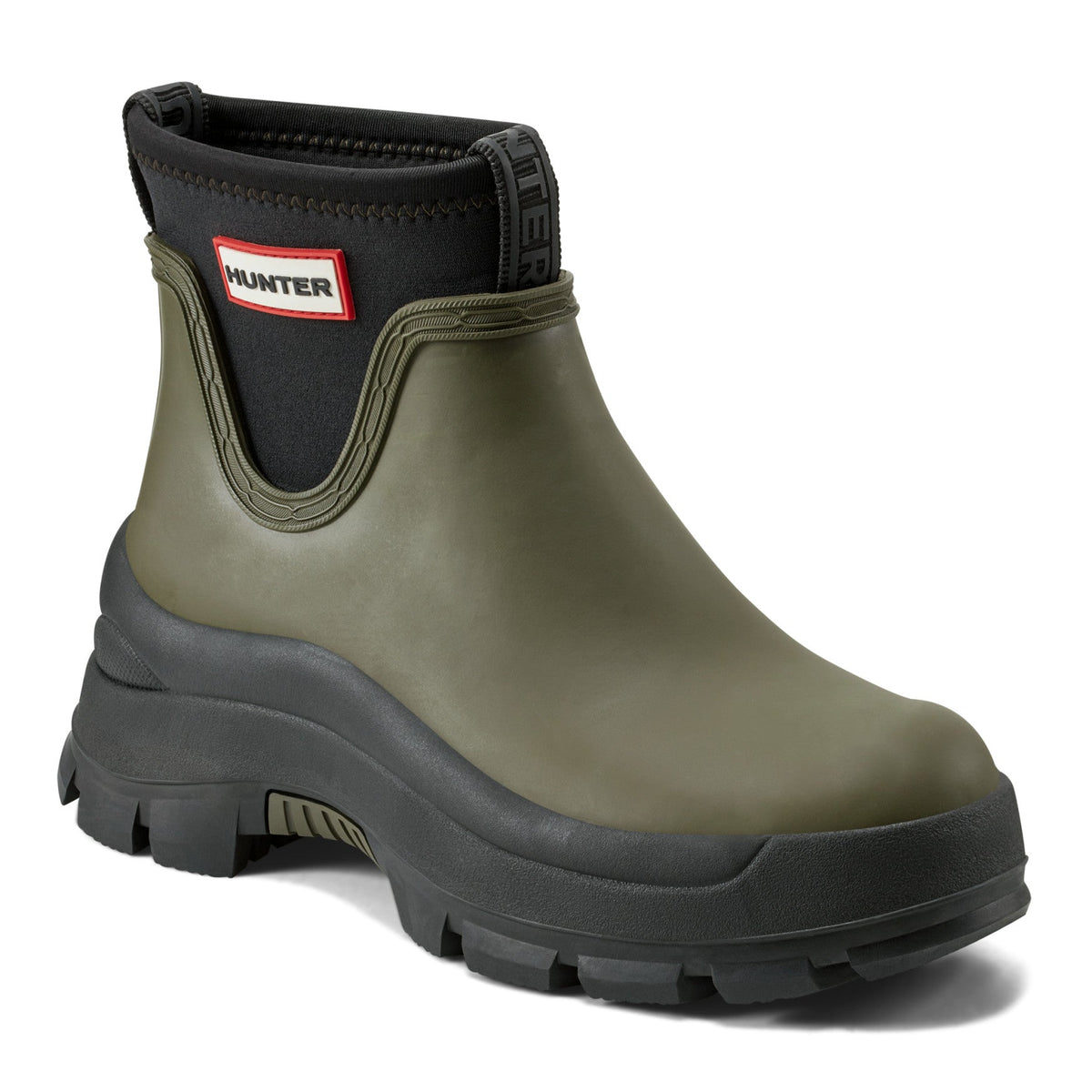 Eloise Lug Sole Waterproof Neoprene Rain Booties