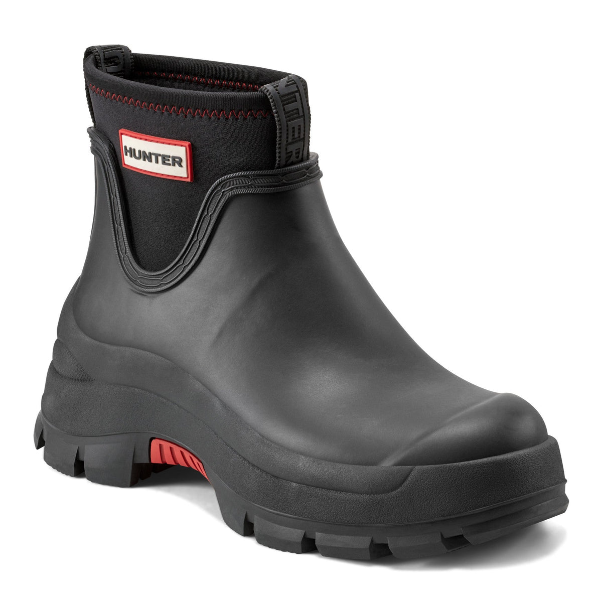 Eloise Lug Sole Waterproof Neoprene Rain Booties
