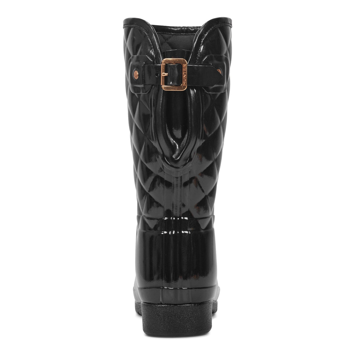 Adjustable Quilted Refined Slim Fit Short Rain Boots