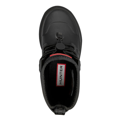 Little Kids Stamp Lace-Up Waterproof Ankle Boots