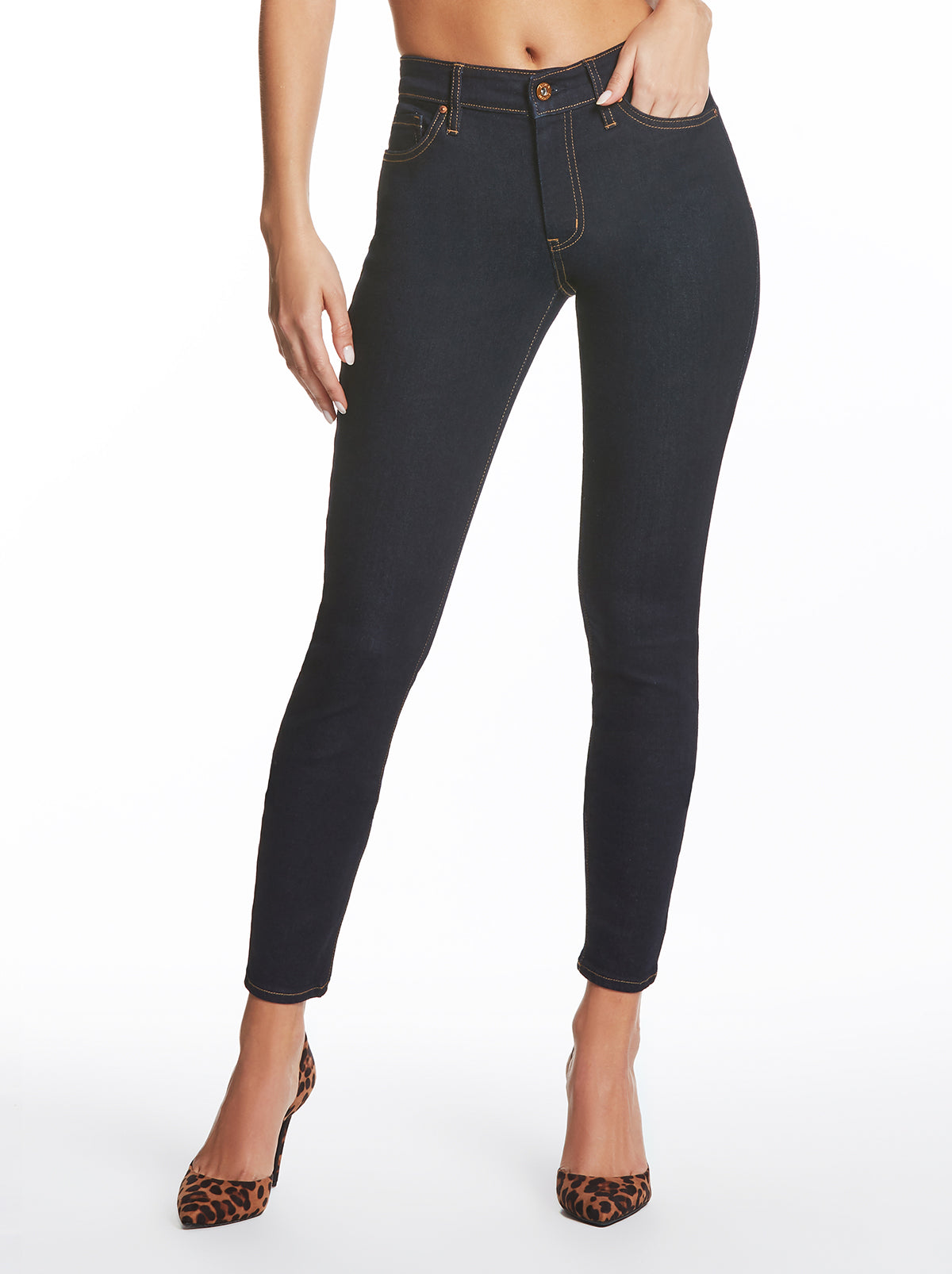 Adored High Rise Skinny Jean - Rustin