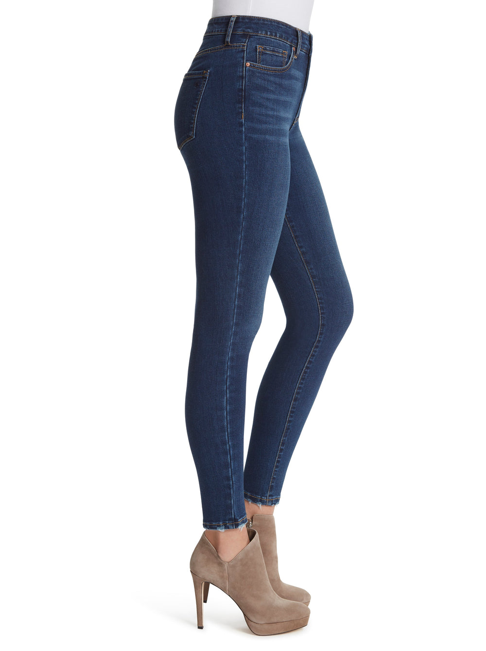 Adored High Rise Ankle Skinny Jeans - Mia