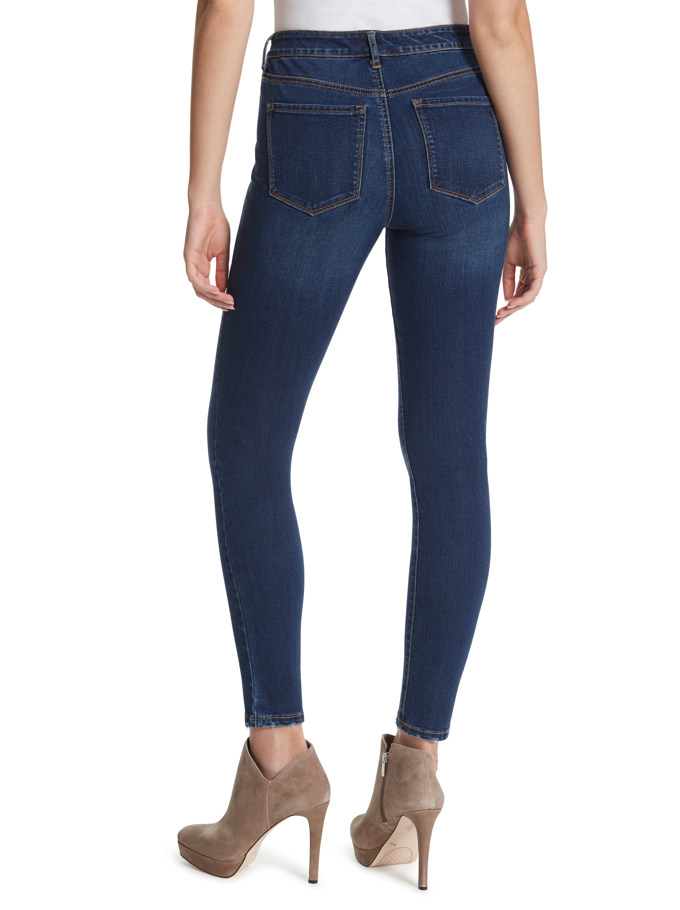 Adored High Rise Ankle Skinny Jeans - Mia