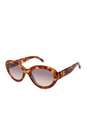Round Cat Eye Sunglasses - Tortoise