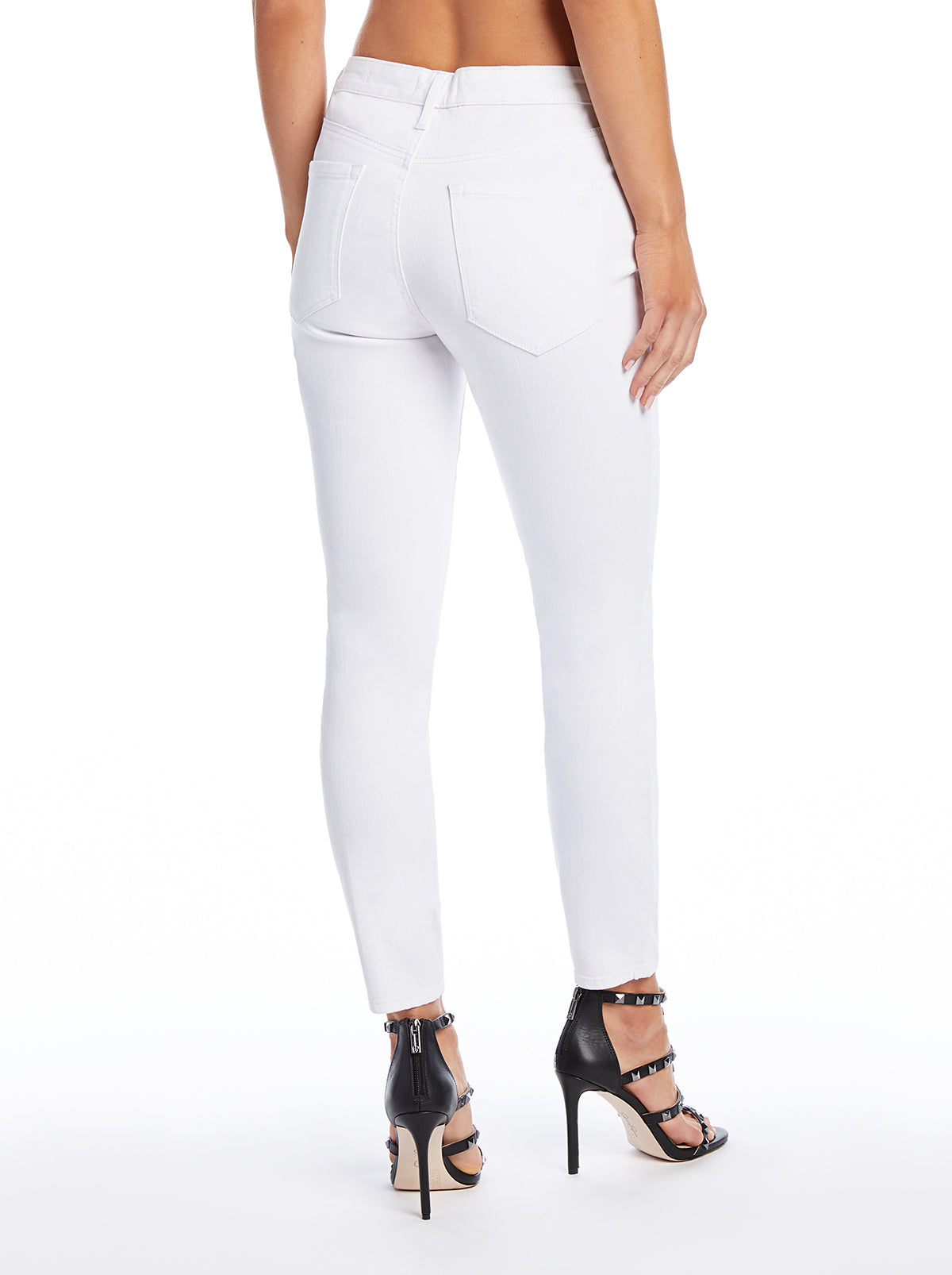 Adored Ankle Skinny Jeans - White
