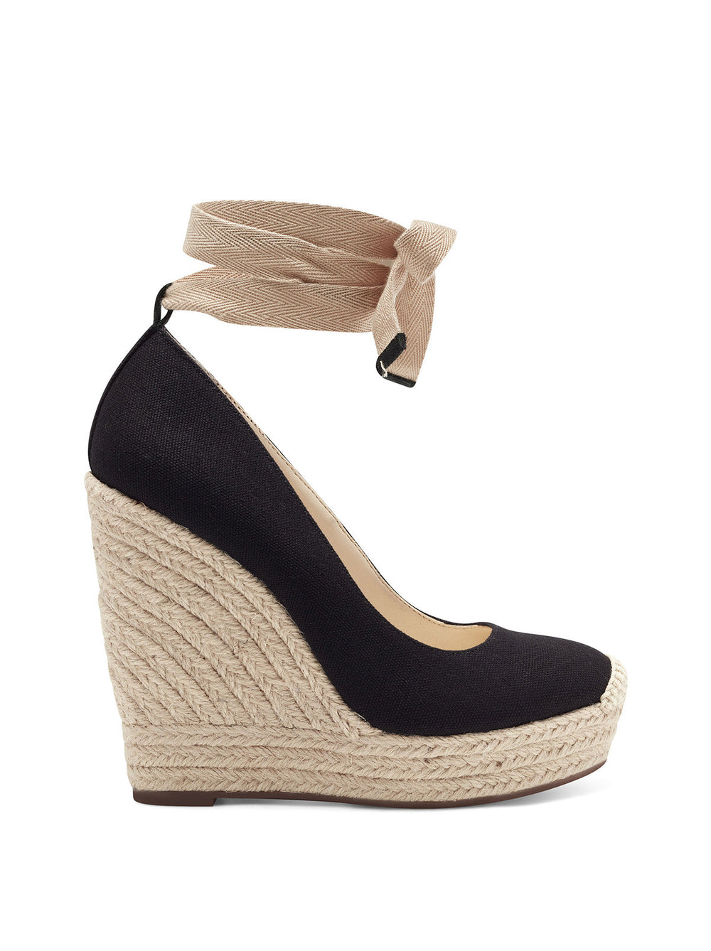 Zexie Platform Wedge - Black