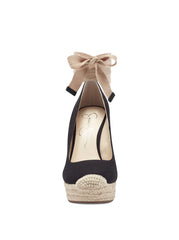 Zexie Platform Wedge - Black