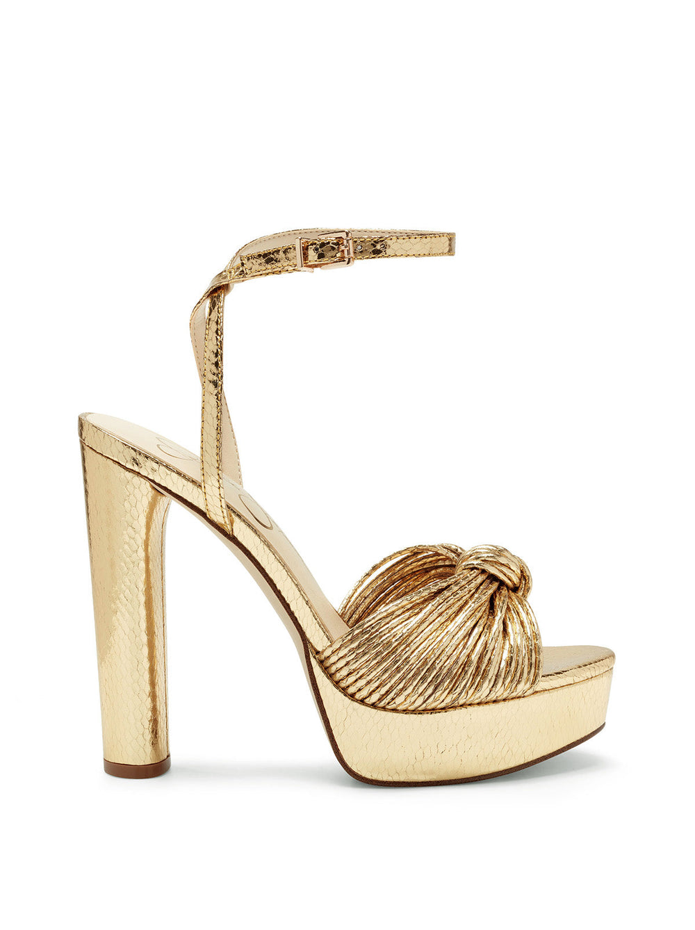 Immie Platform Sandal - Gold Snake