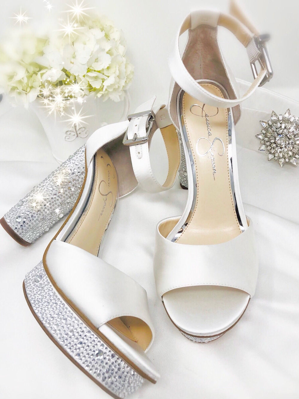 Everyn High Heel - Bridal White