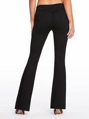 Pull On Flare - Black Ponte