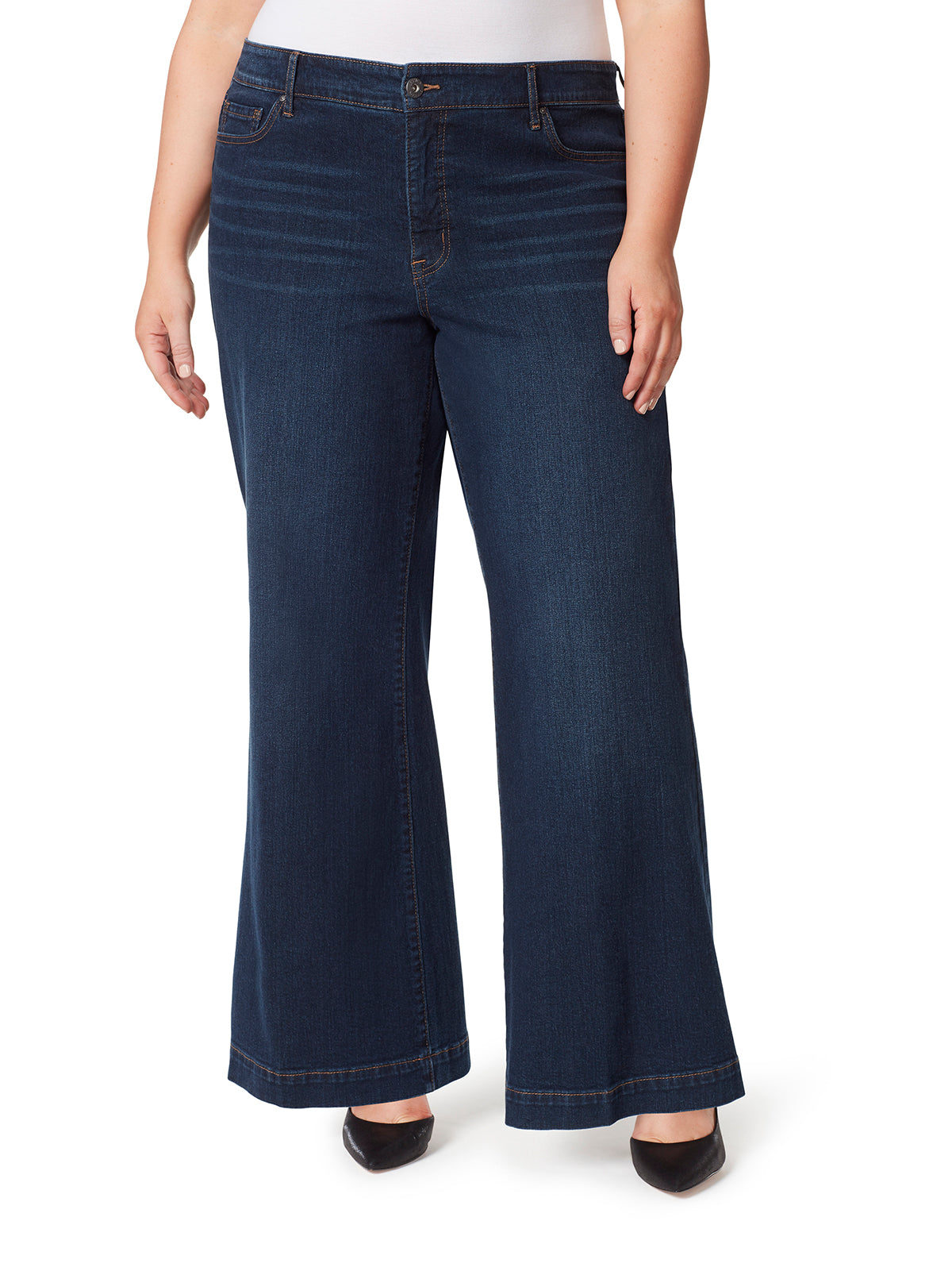 True Love Wide Leg Trouser Jeans - Ditto