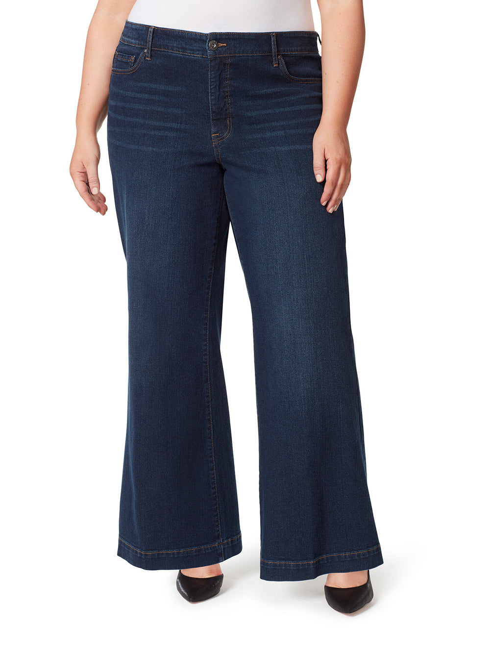 True Love Wide Leg Trouser Jeans - Ditto