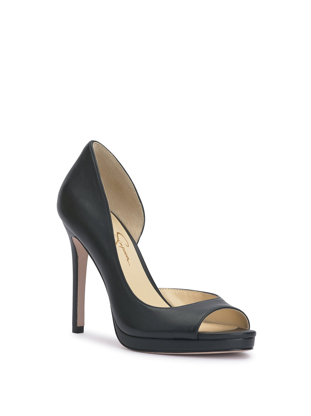 Kimli Peep Toe Pump - Black