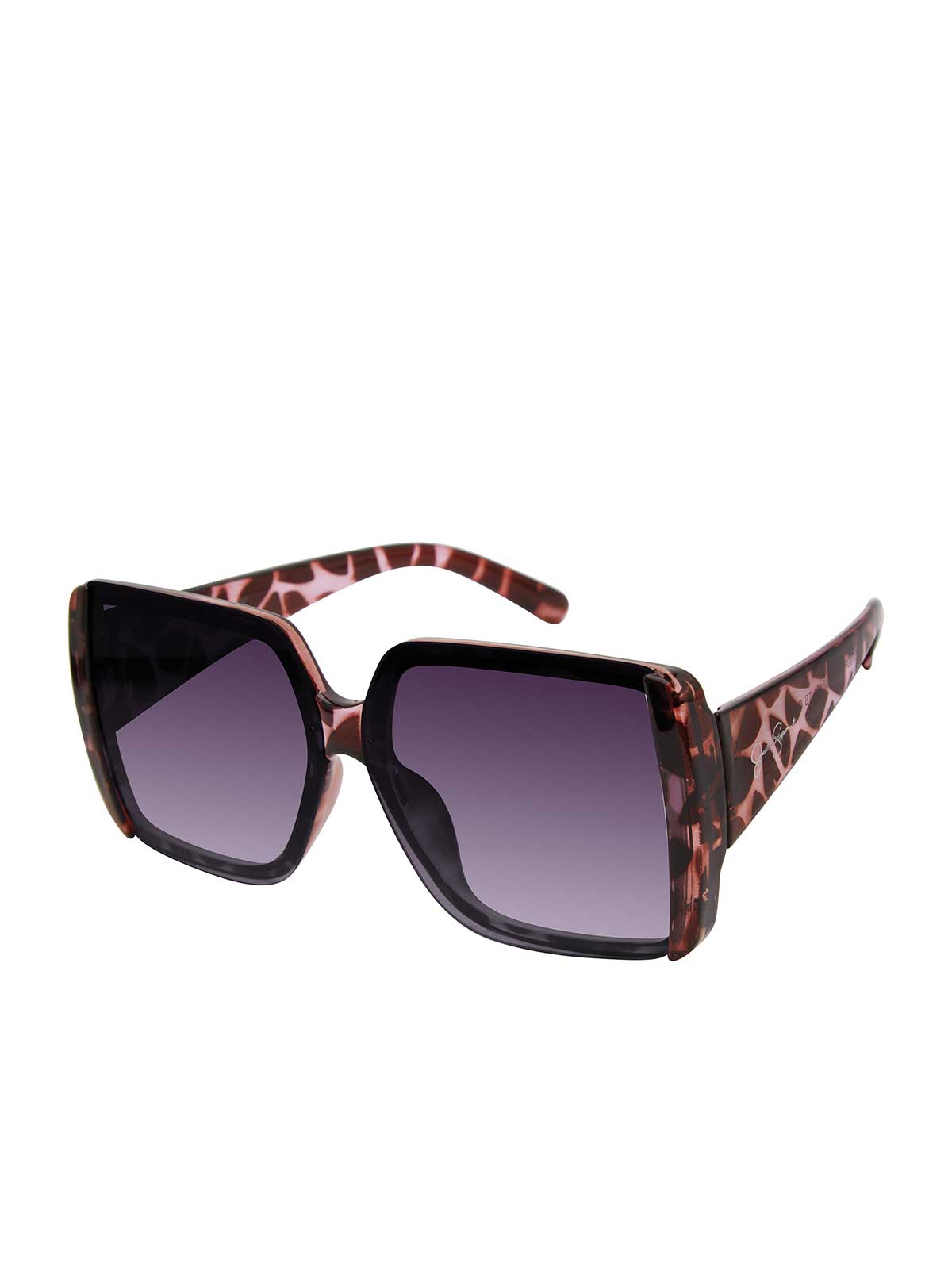 Oversized Glamorous Square Sunglasses - Tortoise