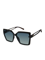 Cat Eye Sunglasses - Black and Leopard