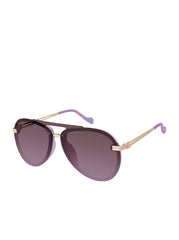 Metal Aviator Sunglasses - Light Purple