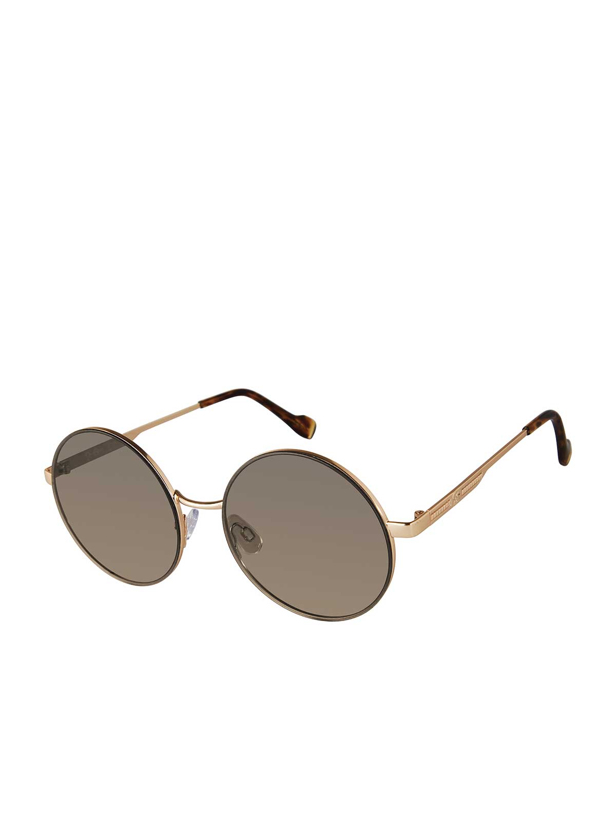 Vintage Metal Round Sunglasses - Gold & Tortoise