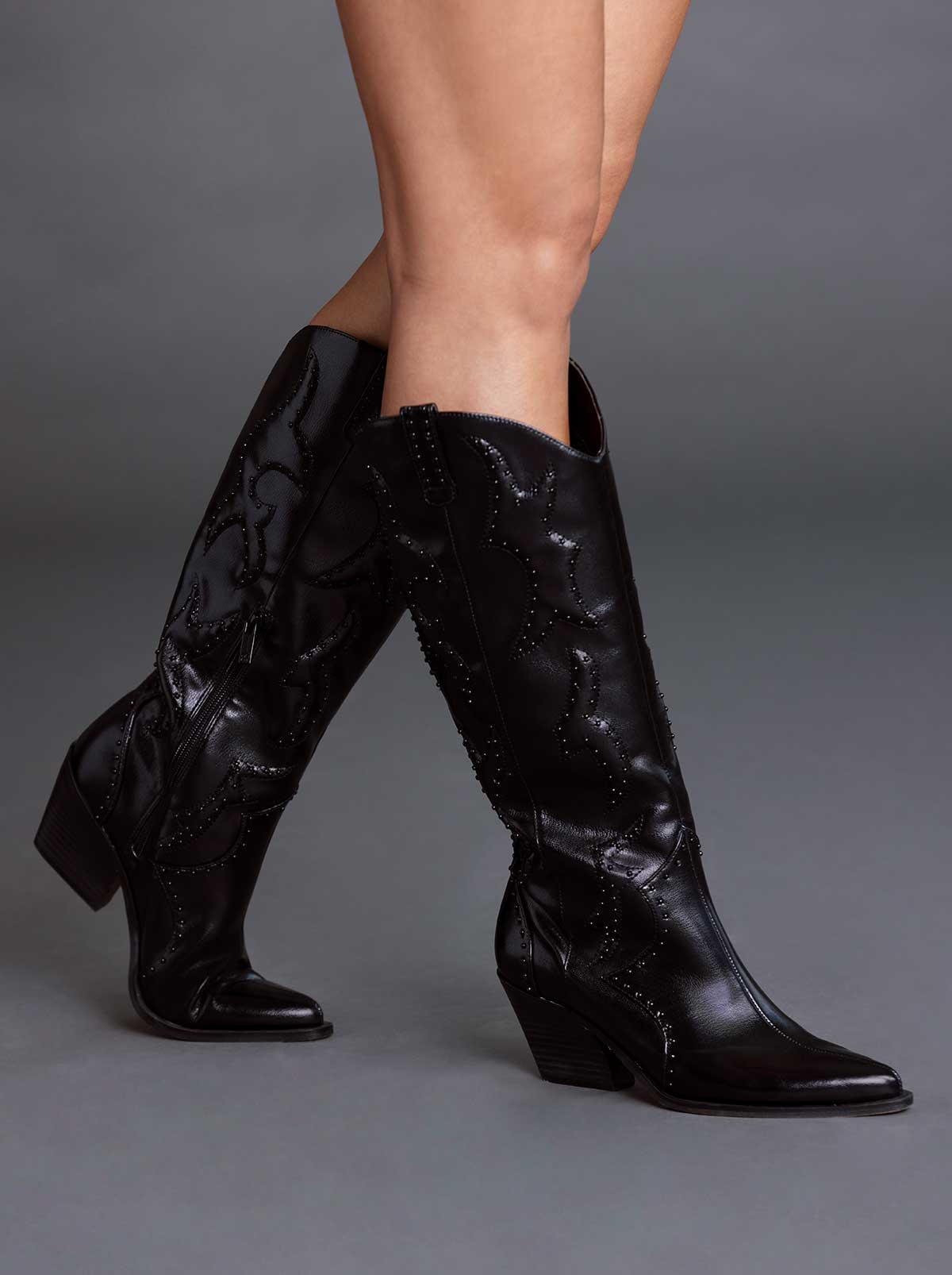 Zaikes Western Boot - Black