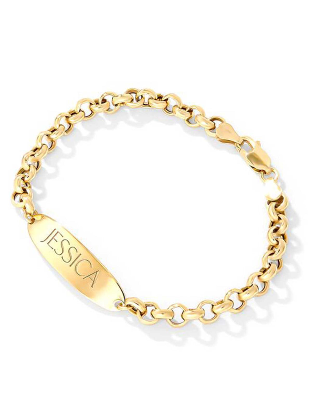 Personalized ID Bracelet - 18K Gold Plated