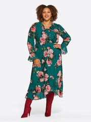 Aneesa Dress - Cosmic Rosettes