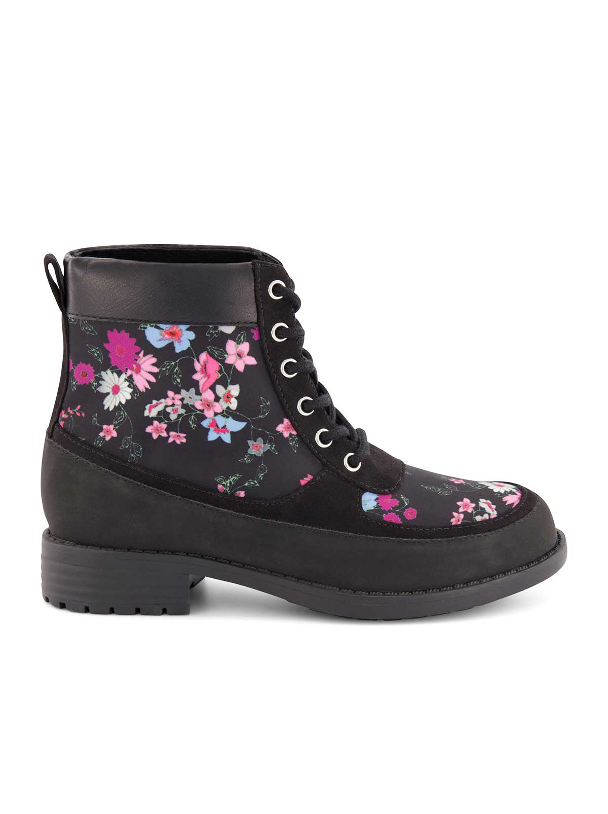 Girls' Daria Lace Moto Boot - Black