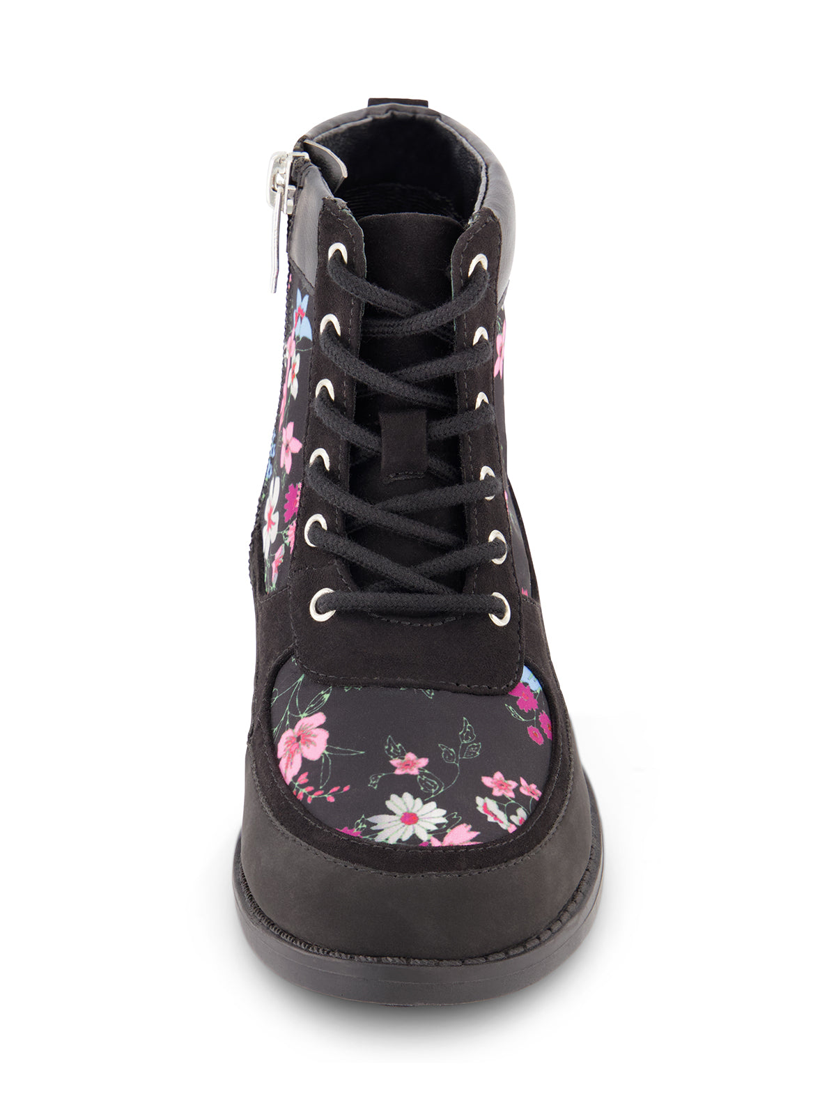 Girls' Daria Lace Moto Boot - Black