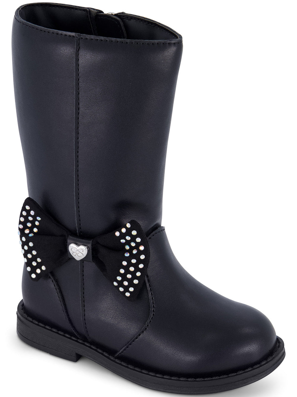 Toddler Evie Bow Tall Boot - Black