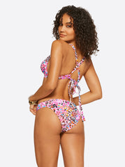 French Exit Full Support Triangle Bra - Pink Multi
