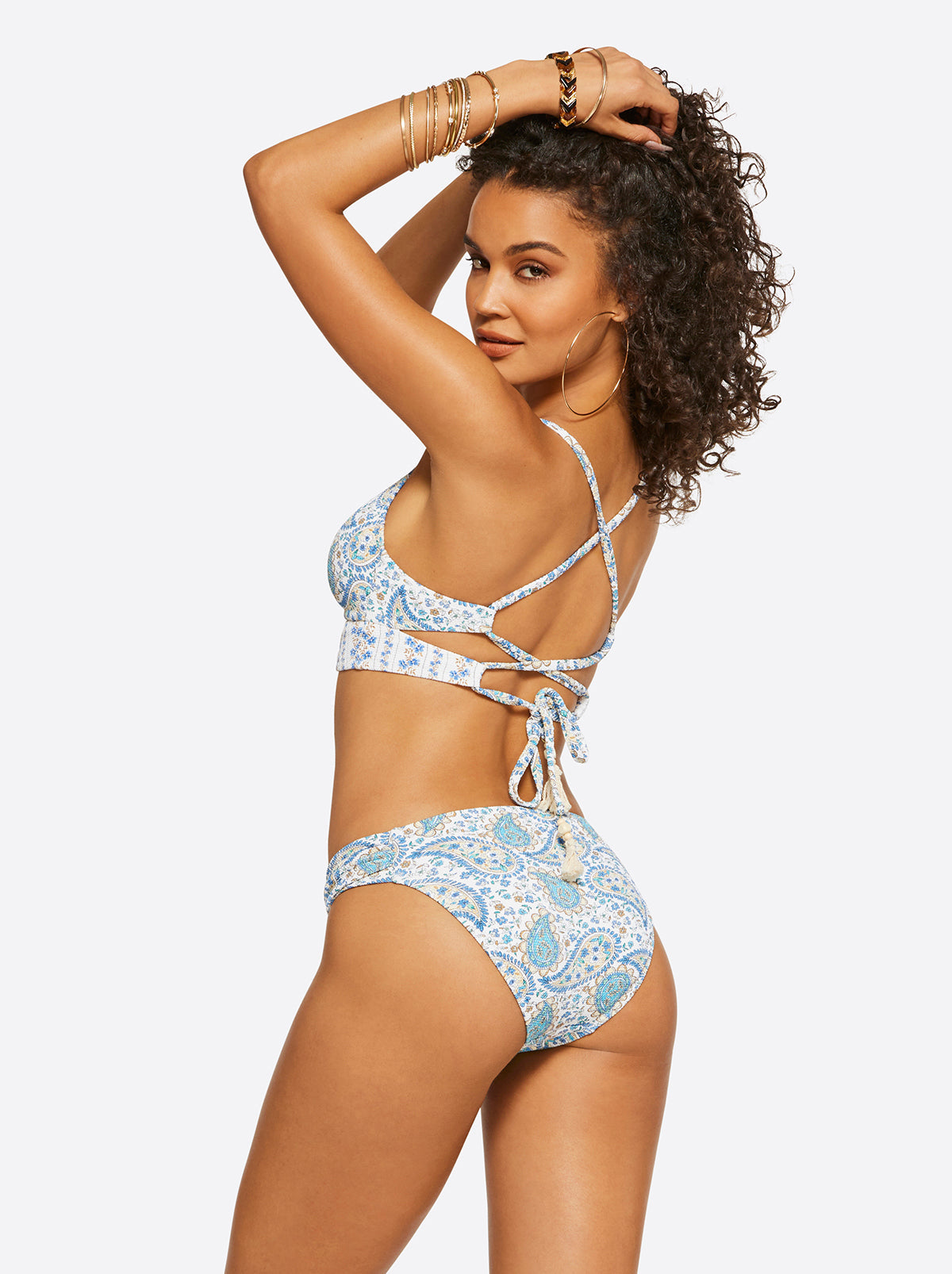 Sweetness Overload Cropped Cami - White Multi
