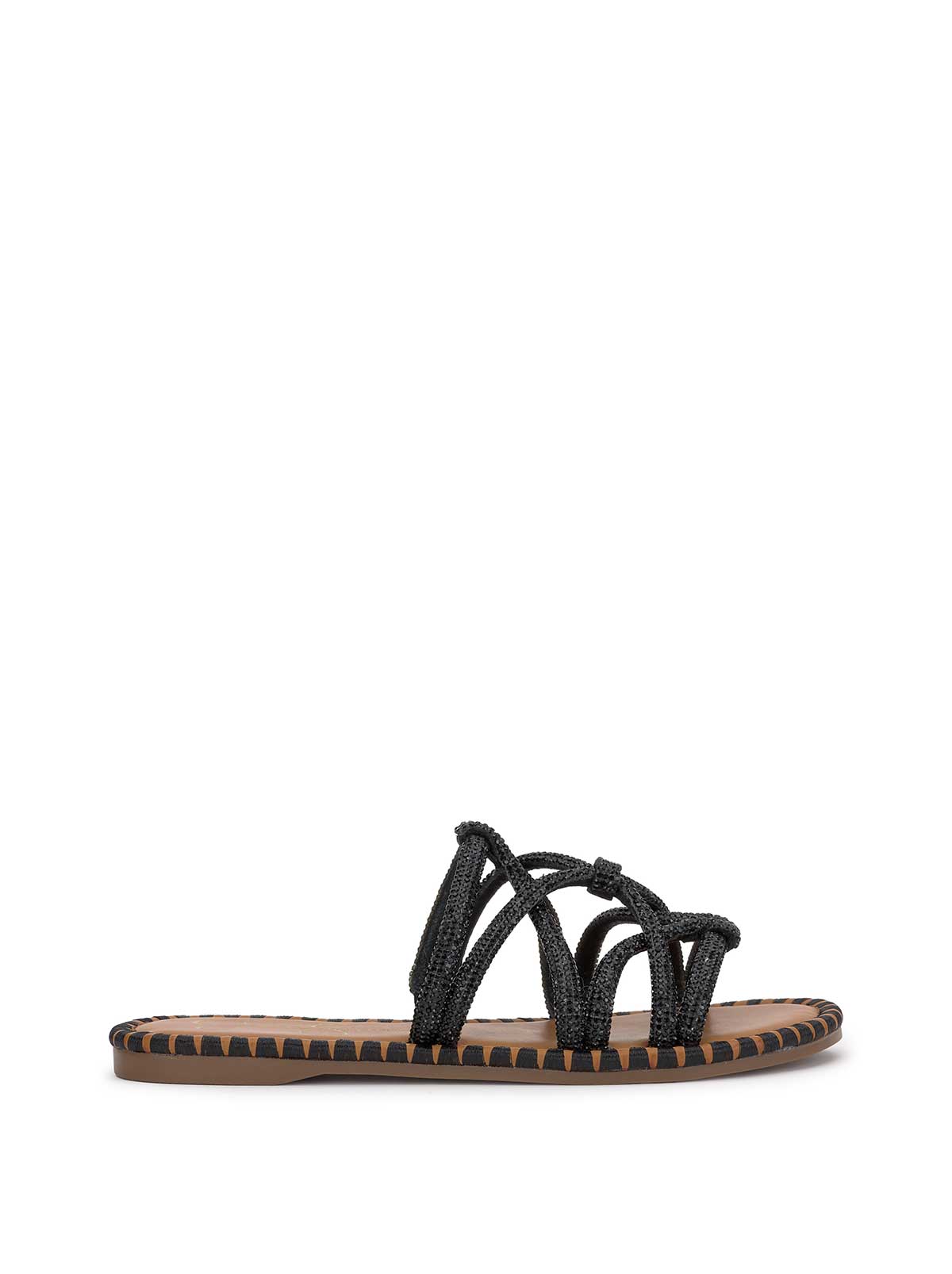 Briellea Embellished Sandal - Black